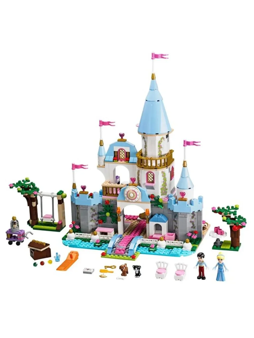 Lego Disney Princess Cinderella's Romantic Castle 41055 Complete + Instructions